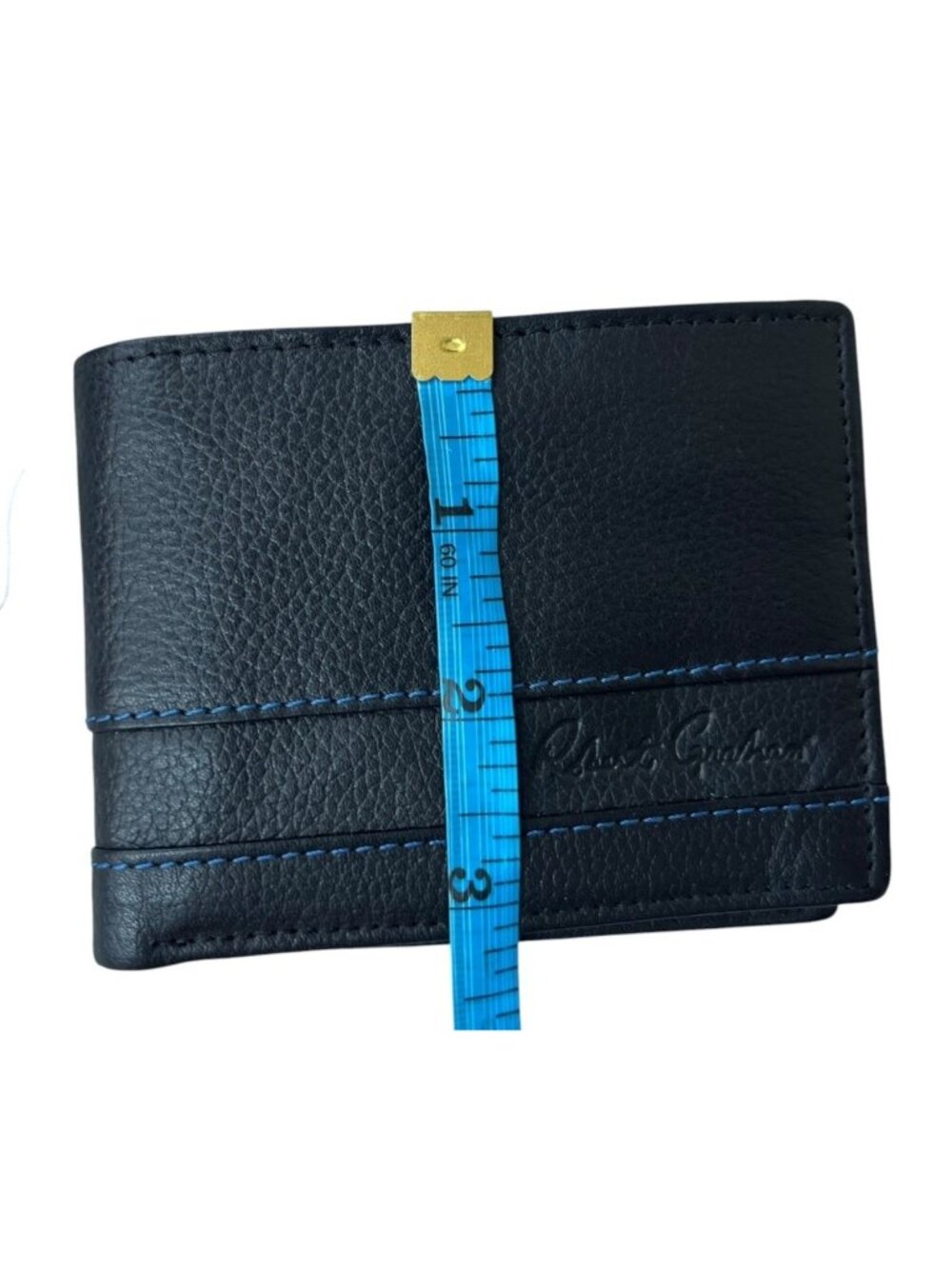 Robert Graham Black Leather Bifold Wallet With Multicolor Interior Design - Picture 7 of 8
